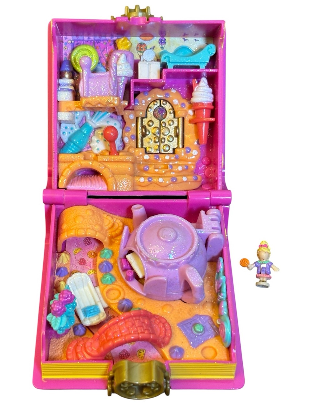 Vintage Polly Pocket Bluebird 1996 Sweet Treat Shoppe Compact Rare